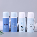 350ML海鱼子弹头保温杯双层真空学生不锈钢水杯子