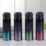 500ML星空弹盖保温杯不锈钢真空便携小清新水杯子