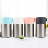 600ML创意不锈钢真空焖烧杯手提便携保温饭盒焖烧壶