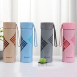320ML创意忆帆保温杯304不锈钢车载直身杯礼品杯子
