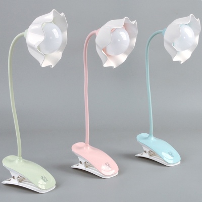 1007创意夹子触摸感应台灯三档调光LED护眼灯