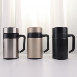 400ML创意办公手柄保温杯304不锈钢男士商务礼品杯子