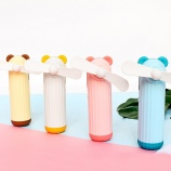 可爱小熊手持风扇USB充电迷你便携式口袋小风扇