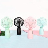 梅花时尚手持小风扇便捷式口袋小风扇桌面台式充电风扇