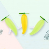 创意芒果手压风扇夏日清凉便携手持迷你小风扇
