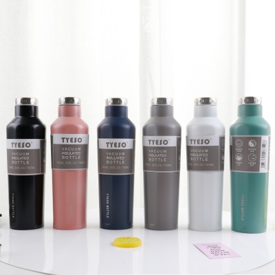 750ML大容量啤酒瓶保温杯真空不锈钢水杯学生杯子