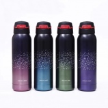 500ML星空渐变色运动壶304不锈钢弹跳盖保温杯
