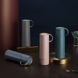 350ML小杯盖简约保温杯创意可爱便携个性随手杯