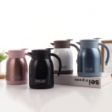 800ML时尚真空咖啡壶带手柄304不锈钢车载保温壶