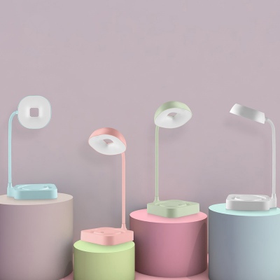 方形三档触摸锂电LED灯USB充电护眼灯可弯曲