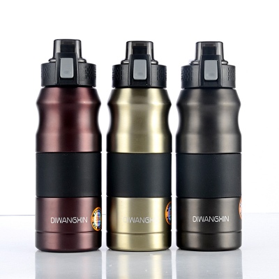 500ML深色系运动真空杯304不锈钢户外便携保温杯