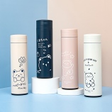 460ML快乐小熊螺纹盖保温杯304不锈钢学生情侣杯子