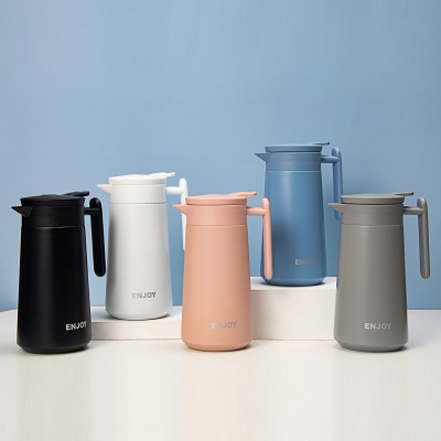 800ML咖啡壶304不锈钢真空保温家用小型带手柄水壶