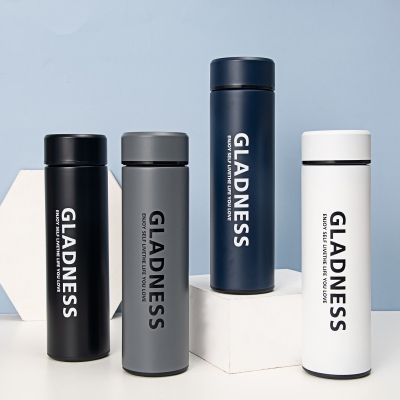 460ML高兴英文系列保温杯304不锈钢男女士商务水杯