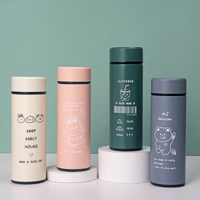 350ML卡通清新萌系列保温杯304不锈钢男女士情侣水杯