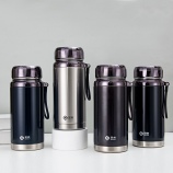 1500ML吊带真空保温杯大容量户外运动旅行便携车载水壶