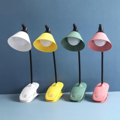 1003触摸感应台灯夹子护眼LED阅读灯USB充电小夜灯