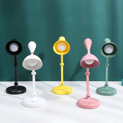 北欧风折叠式台灯触摸感应学生LED调光书桌学习台灯