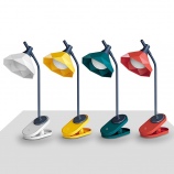 钻石头LED夹子台灯简约折叠USB充电学生护眼阅读灯