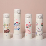 500ML可爱花园兔保温杯304不锈钢弹跳盖学生水杯