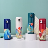 400ML创意国潮山水画保温杯个性潮流中国风文艺杯子