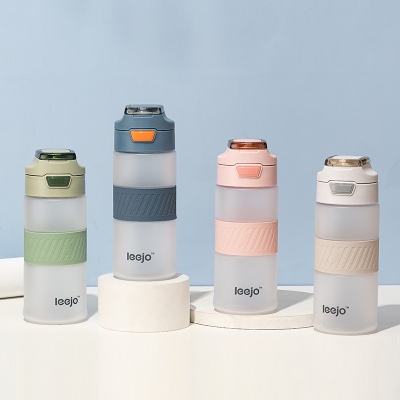 650ml磨砂款立卓舒适运动塑料杯大容量户外旅行太空杯