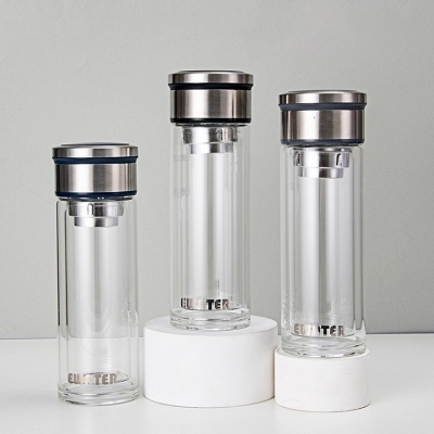 260ML超凡A款商务玻璃杯双层泡茶水杯办公礼品杯子