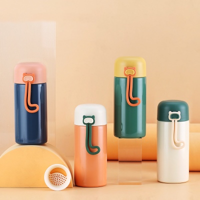 200ML杰斯保温杯学生小清新可爱迷你便携提手水杯子