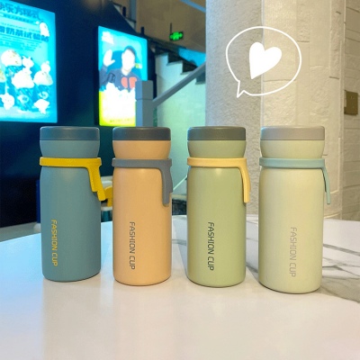 260ML韩式清新真空保温杯304不锈钢小清新直身水杯子