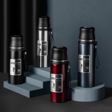 800ML吊带保温杯