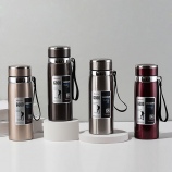 600ML真空吊带壶