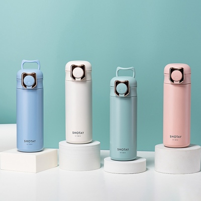 390ML尚泰萌潮直饮保温杯316不锈钢简约纯色水杯