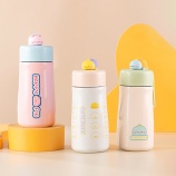 280ML卡通趴趴动物保温杯学生可爱少女心小清新直饮杯