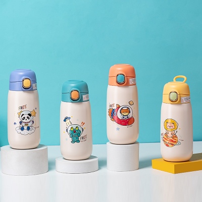 420ML太空萌宠大胖直饮保温杯304不锈钢韩版可爱水杯