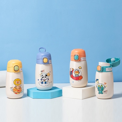 320ML太空萌宠小胖直饮保温杯304不锈钢韩版可爱水杯