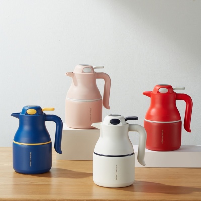 1250ML轻奢保温壶大容量智能显温带手柄咖啡壶