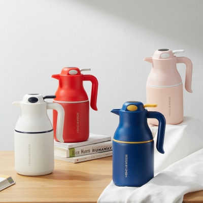 1700ML轻奢保温壶大容量智能显温带手柄咖啡壶