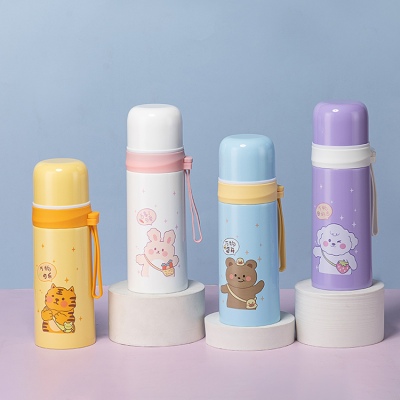 350ML甜心萌宠塑吊保温杯