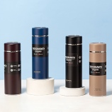 500ML简约商务直身保温杯316不锈钢男士办公水杯