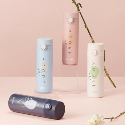 210ML简约清新直身保温杯304不锈钢个性小巧便携水杯