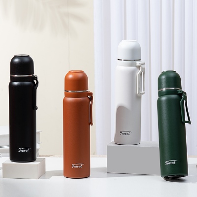 850ML大容量艾享保温杯304不锈钢简约时尚商务水杯