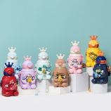 500ML皇冠DIY益智儿童壶316不锈钢小学生洞洞保温杯