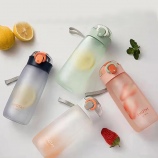 480ML尚泰磨砂塑料杯学生情侣便携随手杯子（OPP袋）