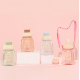 1300ML胖嘟贝瓦熊糖果色塑料杯可爱少女心学生水杯子