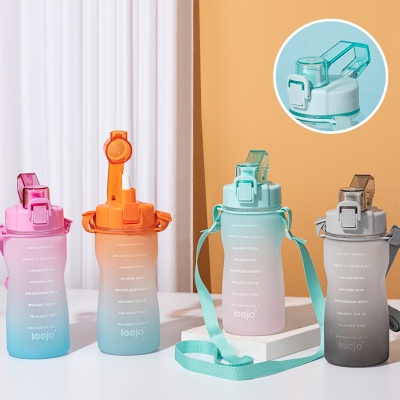 1000ML立卓畅饮炫彩运动塑料杯（OPP袋）