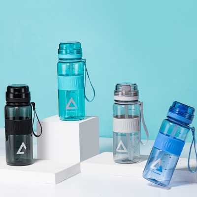 480ML亿本光羽太空塑料杯简约透明户外随手杯（OPP袋）