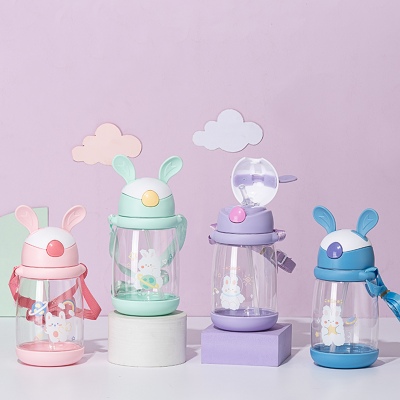 600ML太空萌兔塑料杯（彩盒）