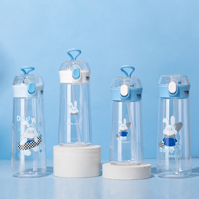 580ML博士兔乐酷弹盖塑料杯学生可爱便携随手杯（彩盒）