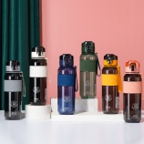 730ML提绳弹盖直饮塑料杯男士户外旅行运动健身水杯子