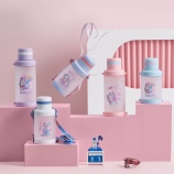 1200ML亿本电竞少女饮水塑料杯大容量便携水杯(OPP袋）